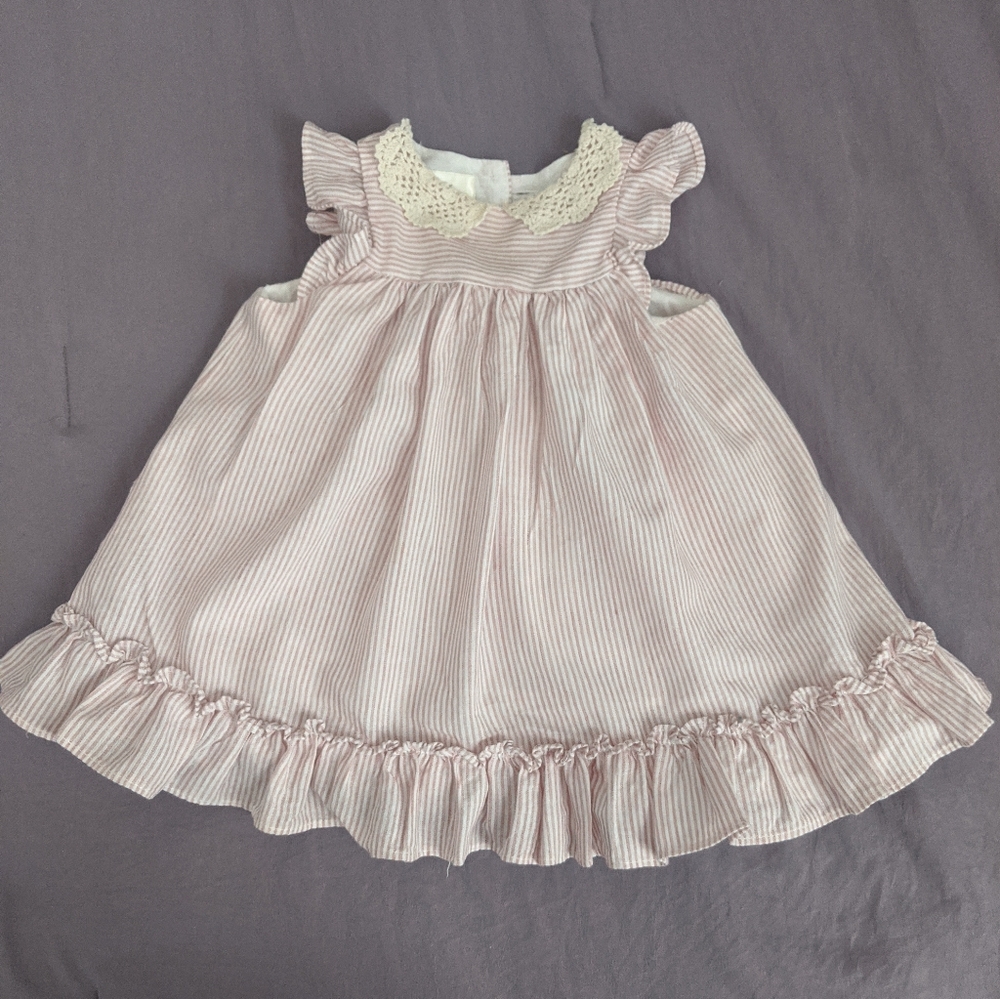 Laura Ashley Pinstripe Dress